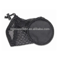 Small customized cheap drawstring mesh bag for golf ball